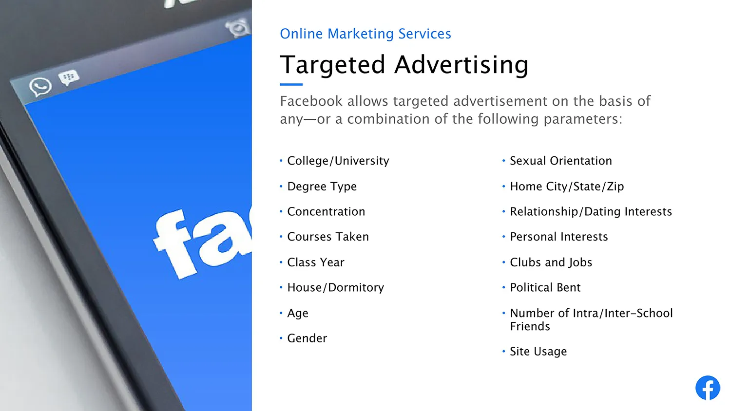 Targeted Advertising